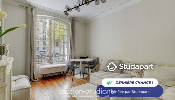 Logement tudiant T2 à Paris 16me arrondissement (75016)