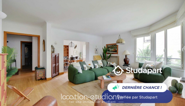 Logement tudiant Location T2 Meublé Paris 16me arrondissement (75016)