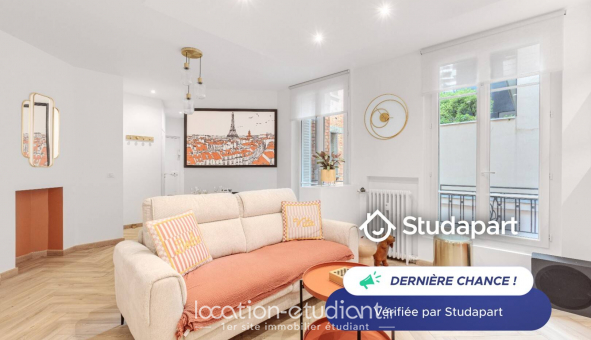 Logement �tudiant T2 &agrave; Paris 16�me arrondissement (75016)