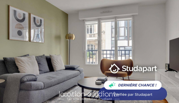 Logement tudiant T2 à Paris 17me arrondissement (75017)