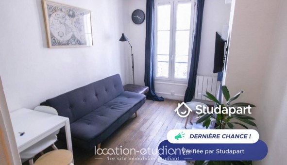 Logement tudiant Location T2 Meublé Paris 17me arrondissement (75017)