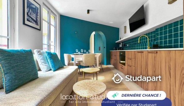 Logement tudiant Location T2 Meublé Paris 17me arrondissement (75017)