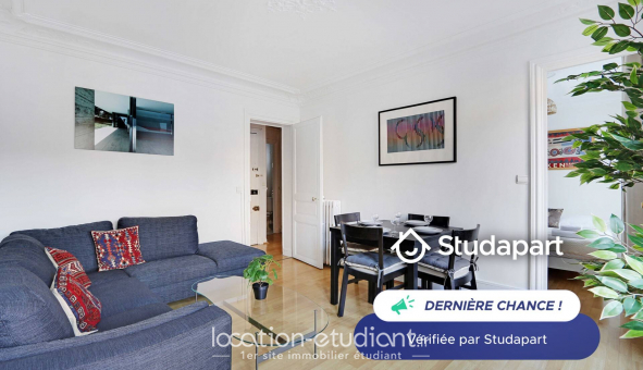 Logement tudiant Location T2 Meublé Paris 17me arrondissement (75017)