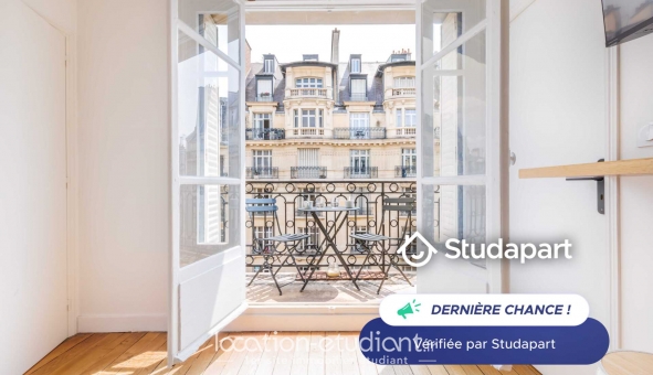 Logement étudiant T2 &agrave; Paris 17ème arrondissement (75017)