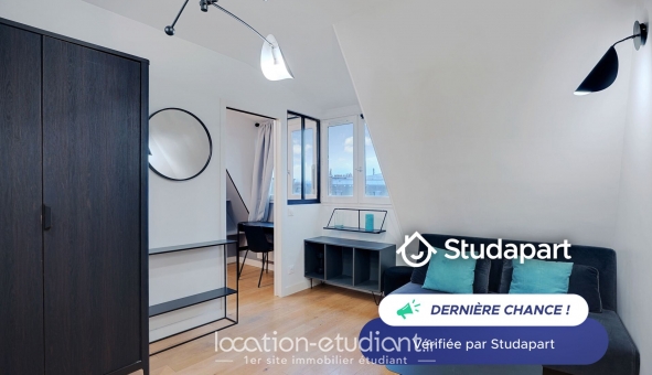 Logement étudiant T2 &agrave; Paris 17ème arrondissement (75017)