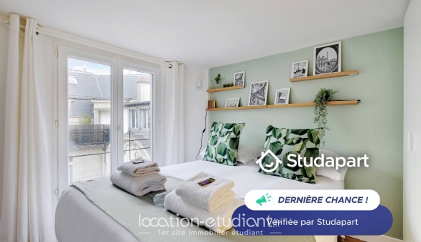Logement étudiant T2 &agrave; Paris 17ème arrondissement (75017)