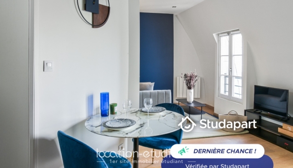 Logement étudiant T2 &agrave; Paris 17ème arrondissement (75017)