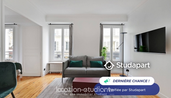 Logement étudiant T2 &agrave; Paris 17ème arrondissement (75017)