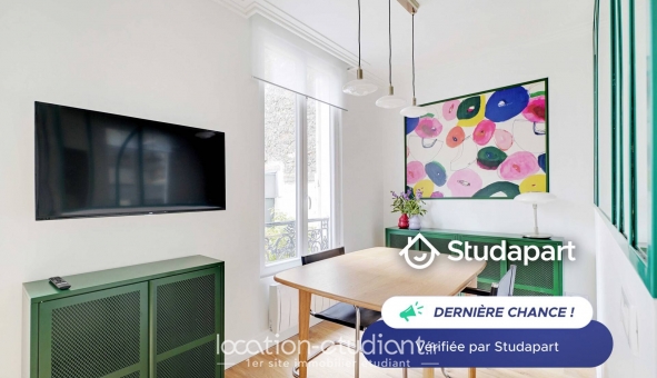 Logement étudiant T2 &agrave; Paris 17ème arrondissement (75017)