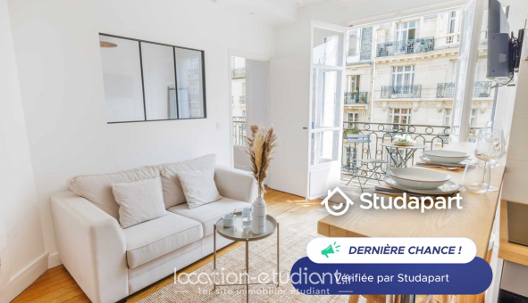 Logement �tudiant Location T2 Meubl&eacute; Paris 17�me arrondissement (75017)