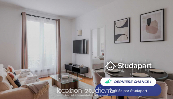 Logement �tudiant T2 &agrave; Paris 17�me arrondissement (75017)