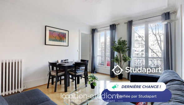 Logement �tudiant T2 &agrave; Paris 17�me arrondissement (75017)