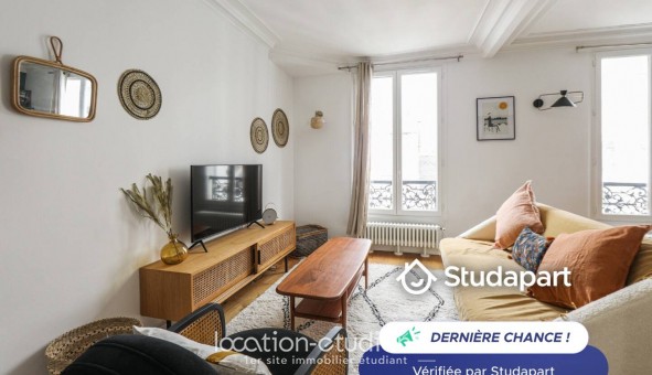 Logement �tudiant T2 &agrave; Paris 17�me arrondissement (75017)