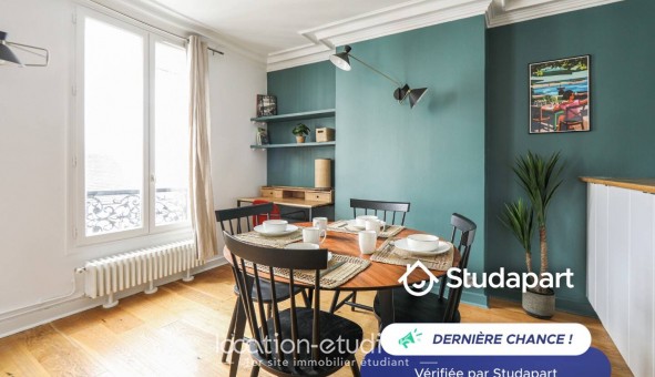 Logement �tudiant T2 &agrave; Paris 17�me arrondissement (75017)