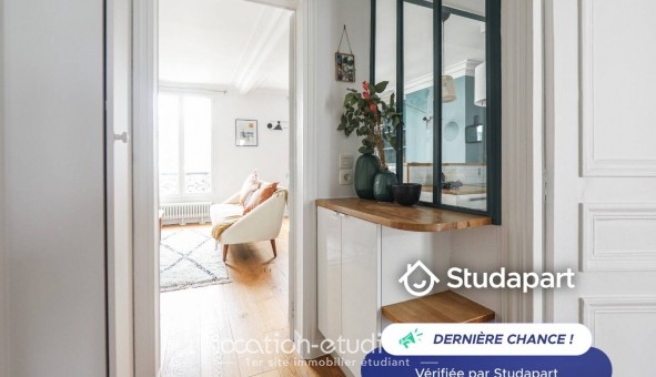 Logement �tudiant T2 &agrave; Paris 17�me arrondissement (75017)