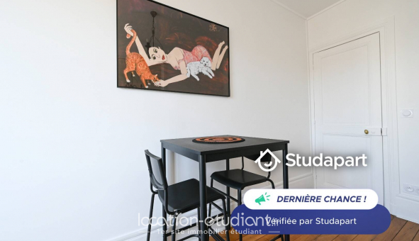 Logement �tudiant T2 &agrave; Paris 17�me arrondissement (75017)