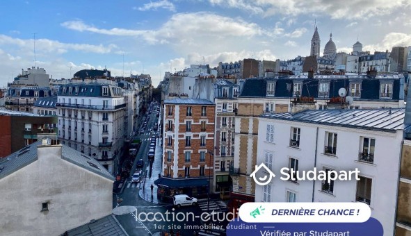 Logement tudiant T2 à Paris 18me arrondissement (75018)
