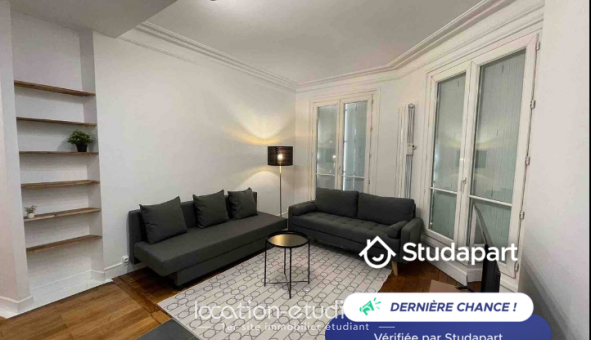 Logement étudiant Location T2 Meublé Paris 18ème arrondissement (75018)