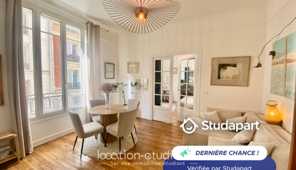 Logement tudiant Location T2 Meublé Paris 18me arrondissement (75018)