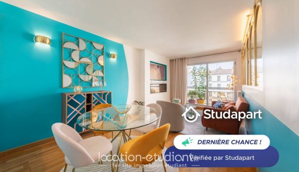 Logement tudiant Location T2 Meublé Paris 19me arrondissement (75019)