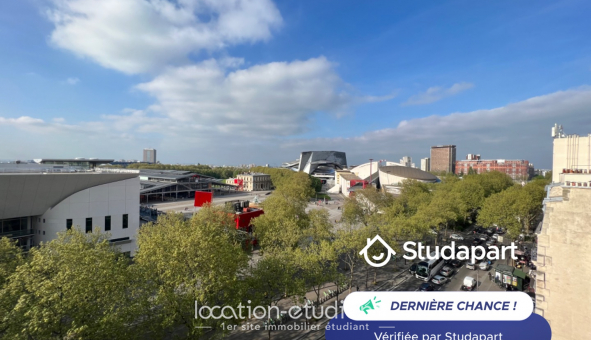 Logement tudiant Location T2 Meublé Paris 19me arrondissement (75019)