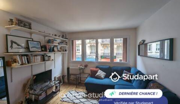 Logement tudiant T2 à Paris 19me arrondissement (75019)