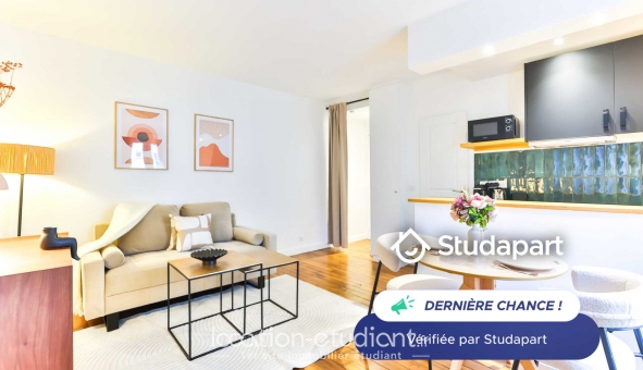 Logement étudiant T2 &agrave; Paris 19ème arrondissement (75019)