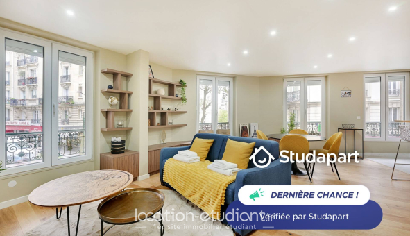 Logement étudiant T3 &agrave; Paris 20ème arrondissement (75020)
