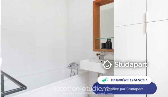Logement étudiant T2 &agrave; Paris 20ème arrondissement (75020)