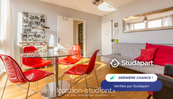 Logement �tudiant Location T2 Meubl&eacute; Paris 20�me arrondissement (75020)