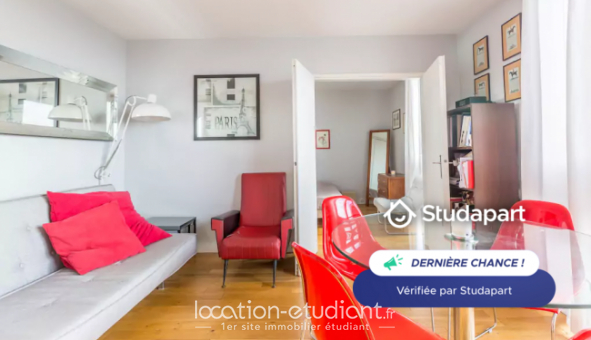 Logement �tudiant T2 &agrave; Paris 20�me arrondissement (75020)