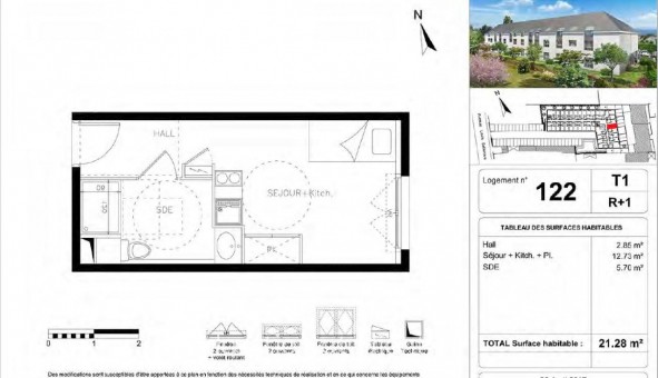 Logement tudiant T2 à Pau (64000)