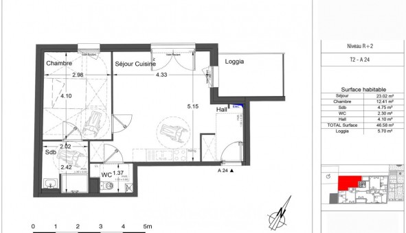 Logement tudiant T2 à Prenchies (59840)