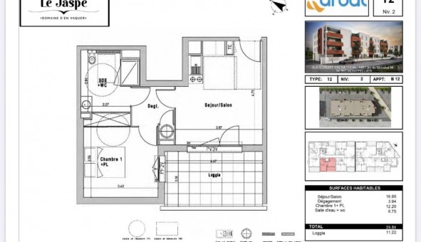 Logement étudiant T2 à Perpignan (66100)