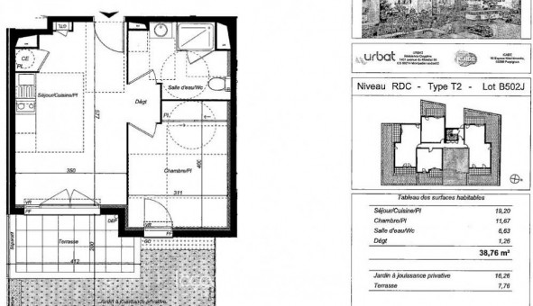 Logement tudiant T2 à Perpignan (66100)