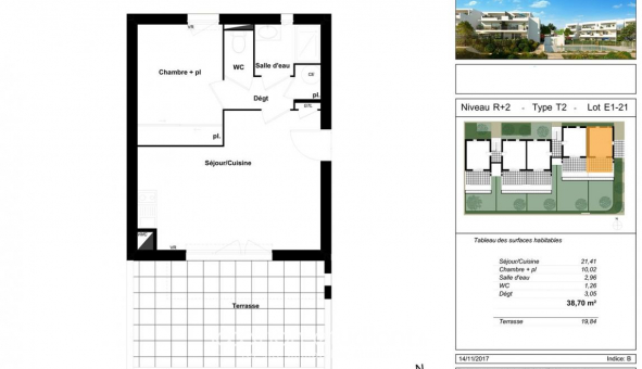 Logement tudiant T2 à Perpignan (66100)