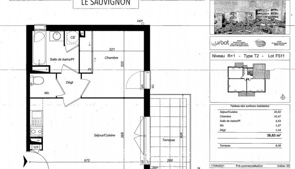 Logement �tudiant T2 &agrave; Perpignan (66100)