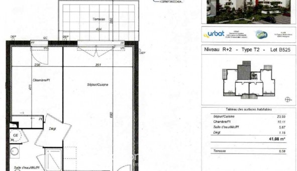 Logement �tudiant T2 &agrave; Perpignan (66100)