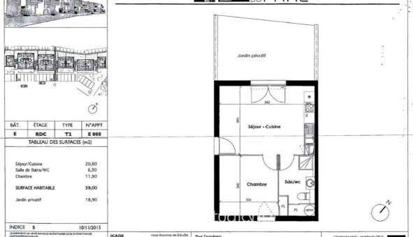 Logement �tudiant T2 &agrave; Perpignan (66100)
