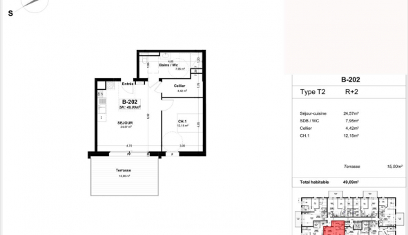 Logement tudiant T2 à Plappeville (57050)