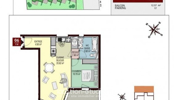 Logement tudiant T2 à Poitiers (86000)