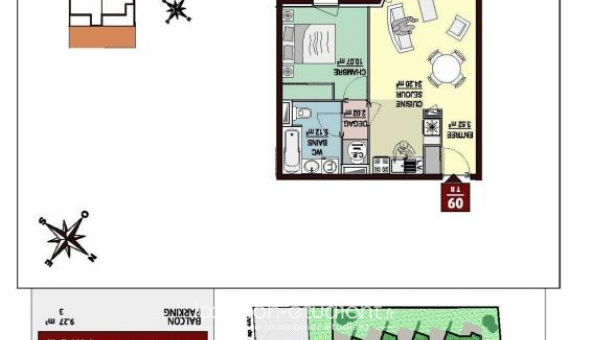 Logement �tudiant T2 &agrave; Poitiers (86000)