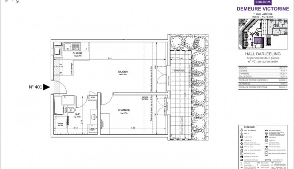 Logement �tudiant T2 &agrave; Puteaux (92800)