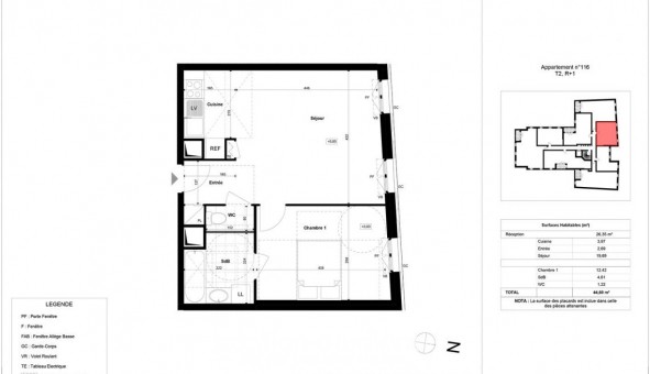Logement tudiant T2 à Rambouillet (78120)