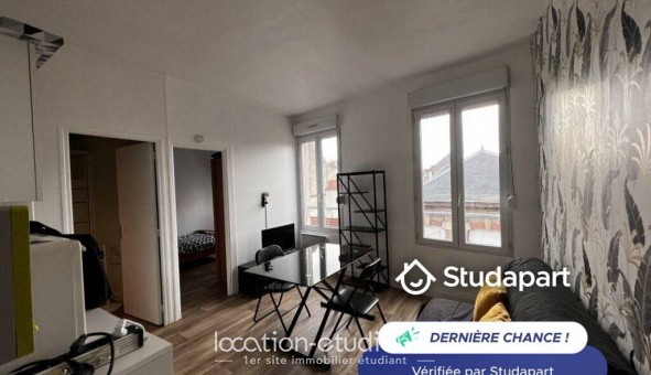 Logement étudiant Location T2 Meublé Reims (51100)