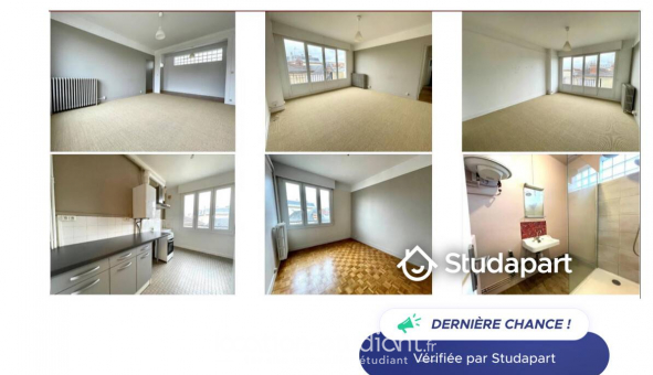 Logement tudiant T2 à Reims (51100)