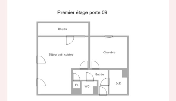 Logement �tudiant T2 &agrave; Reims (51100)