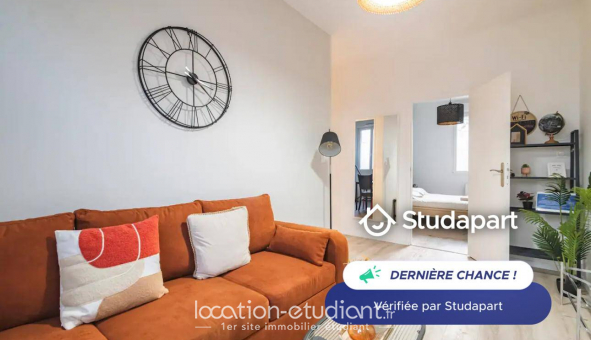 Logement �tudiant Location T2 Meubl&eacute; Reims (51100)