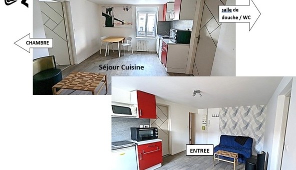 Logement �tudiant T2 &agrave; Reims (51100)