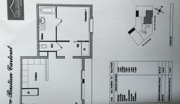 Logement �tudiant T2 &agrave; Reims (51100)